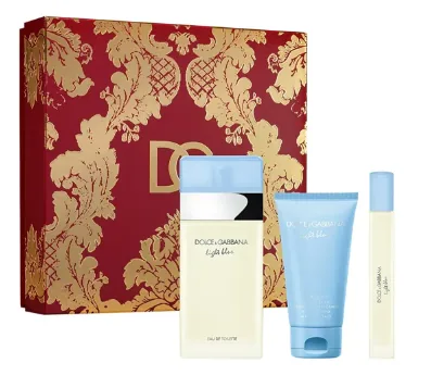 ESTUCHE DOLCE & GABBANA LIGHT BLUE MUJER 3PZS 100ML EDT +10ML EDT + CREMA — Dolce & Gabbana