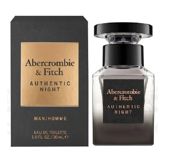 AUTHENTIC NIGHT HOMBRE 100ML EDT ABERCROMBIE & FITCH — Abercrombie & Fitch