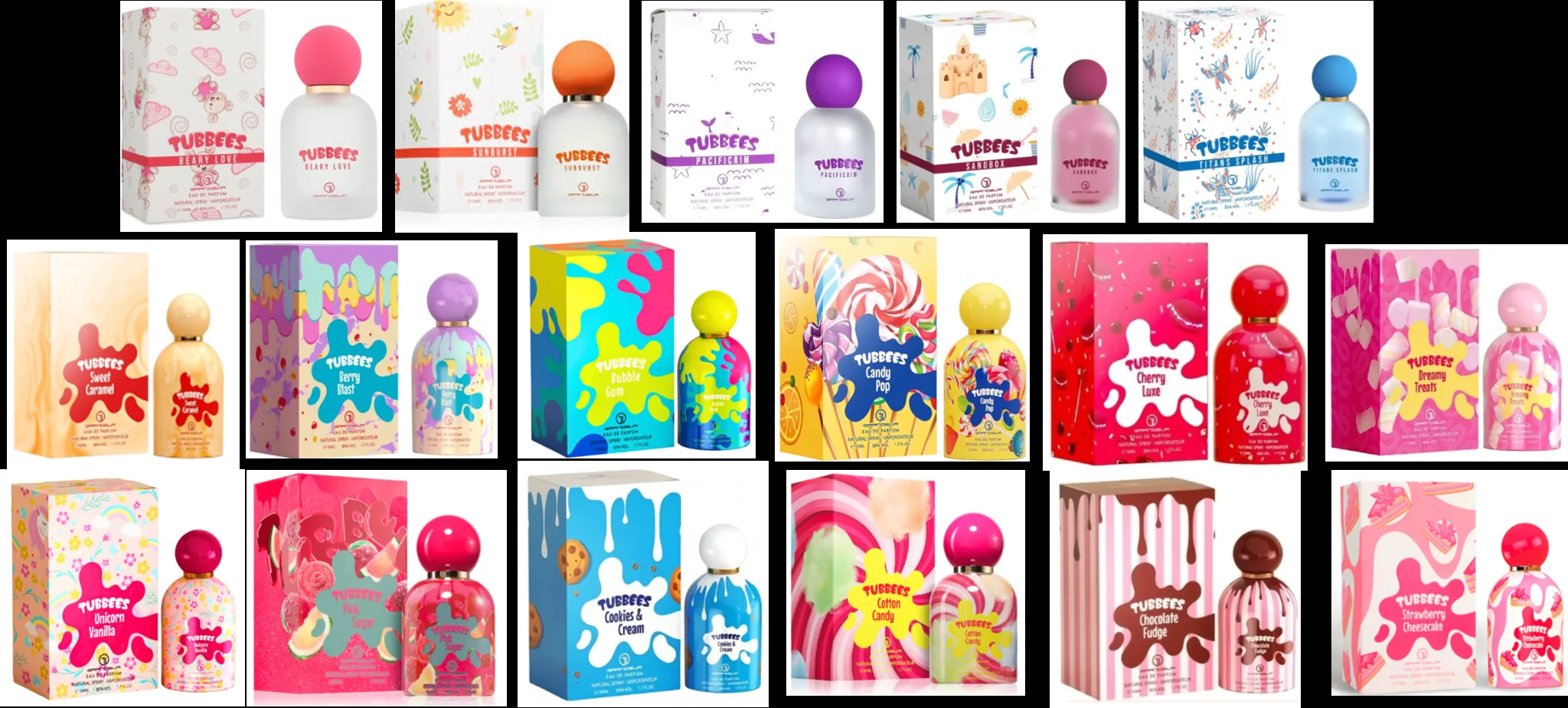 COLLECCION GRANDEUR TUBBEES NIÑOS - NIÑAS 50ML EDP VARIEDAD CONSULTAR DISPONIBILIDAD — Grandeur
